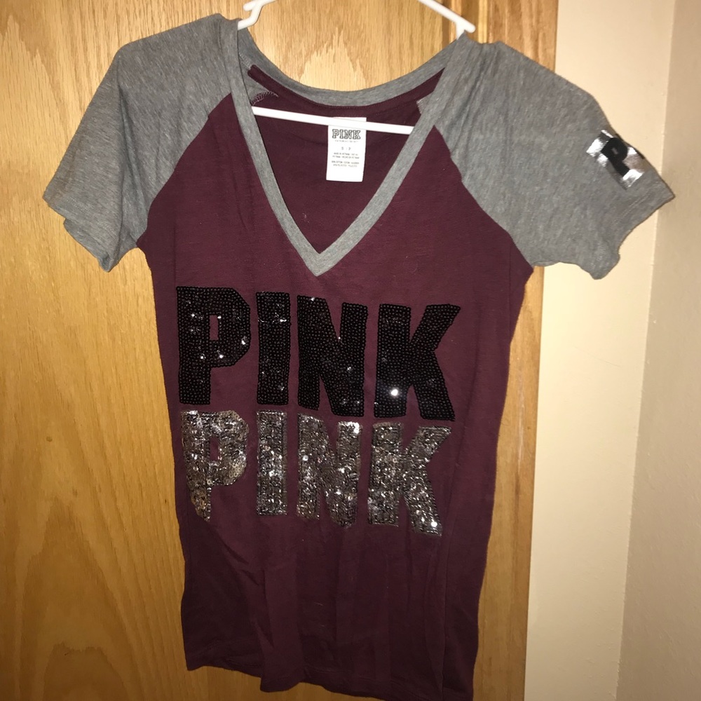 Pink Victoria’s Secret tee
